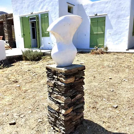 Artistic Cycladic With Spectacular Panoramic View Vakantiehuis Exámbela