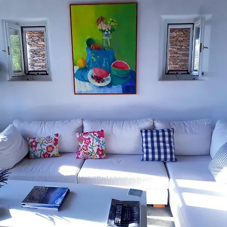 Artistic Cycladic With Spectacular Panoramic View * Εξάμπελα