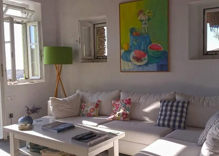 Artistic Cycladic With Spectacular Panoramic View * Exámbela